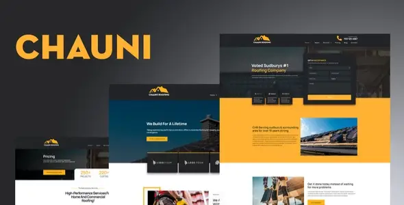 Chauni – Roofing Elementor Template Kit
