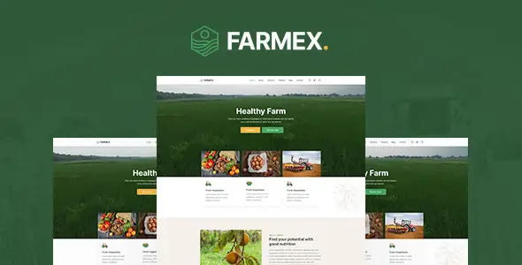 Farmex – Agriculture & Farm Elementor Template Kit